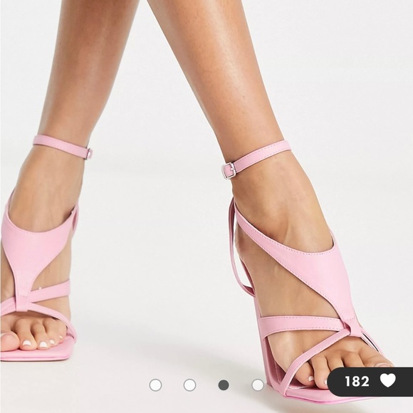 NWT ASOS Public Desire Pink Pumps | Size 9 Wide - Picture 3 of 5